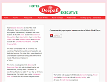 Tablet Screenshot of hoteldeepaliexecutive.com